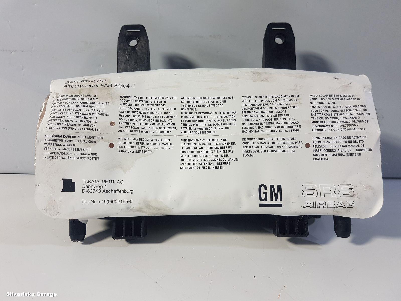 View Auto part L Air Bag VAUXHALL MERIVA 2013