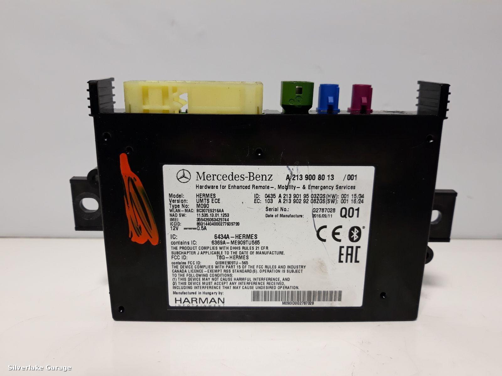 View Auto part ECU MERCEDES A CLASS 2016