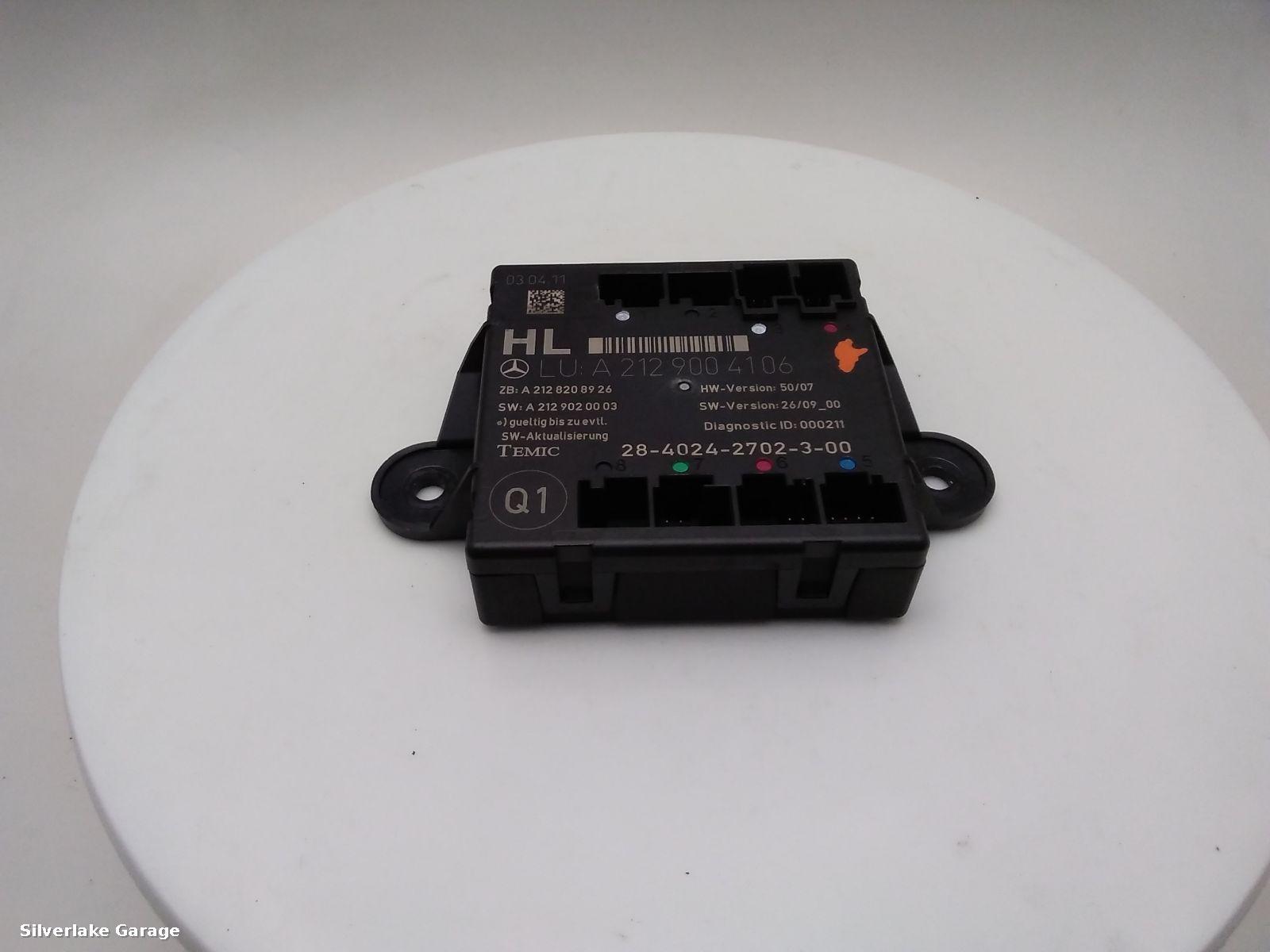 View Auto part ECU MERCEDES E CLASS 2011