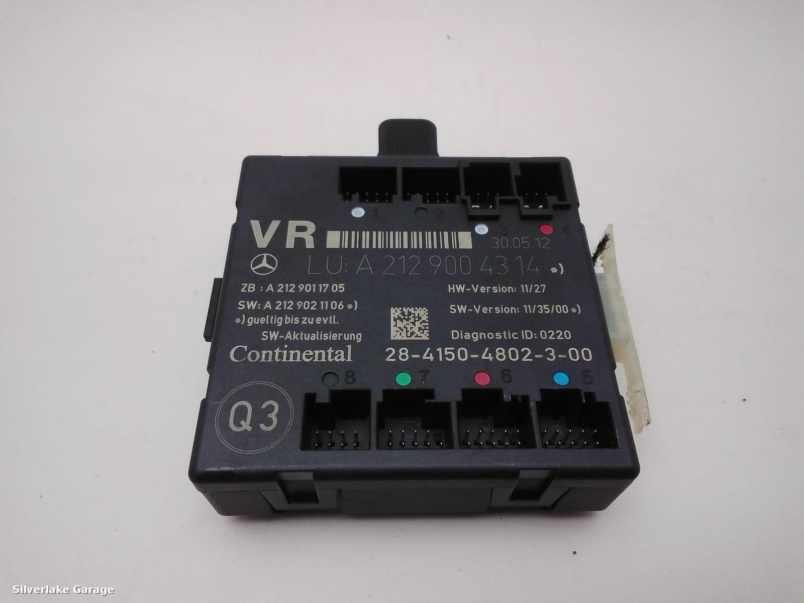 View Auto part ECU MERCEDES E CLASS 2012