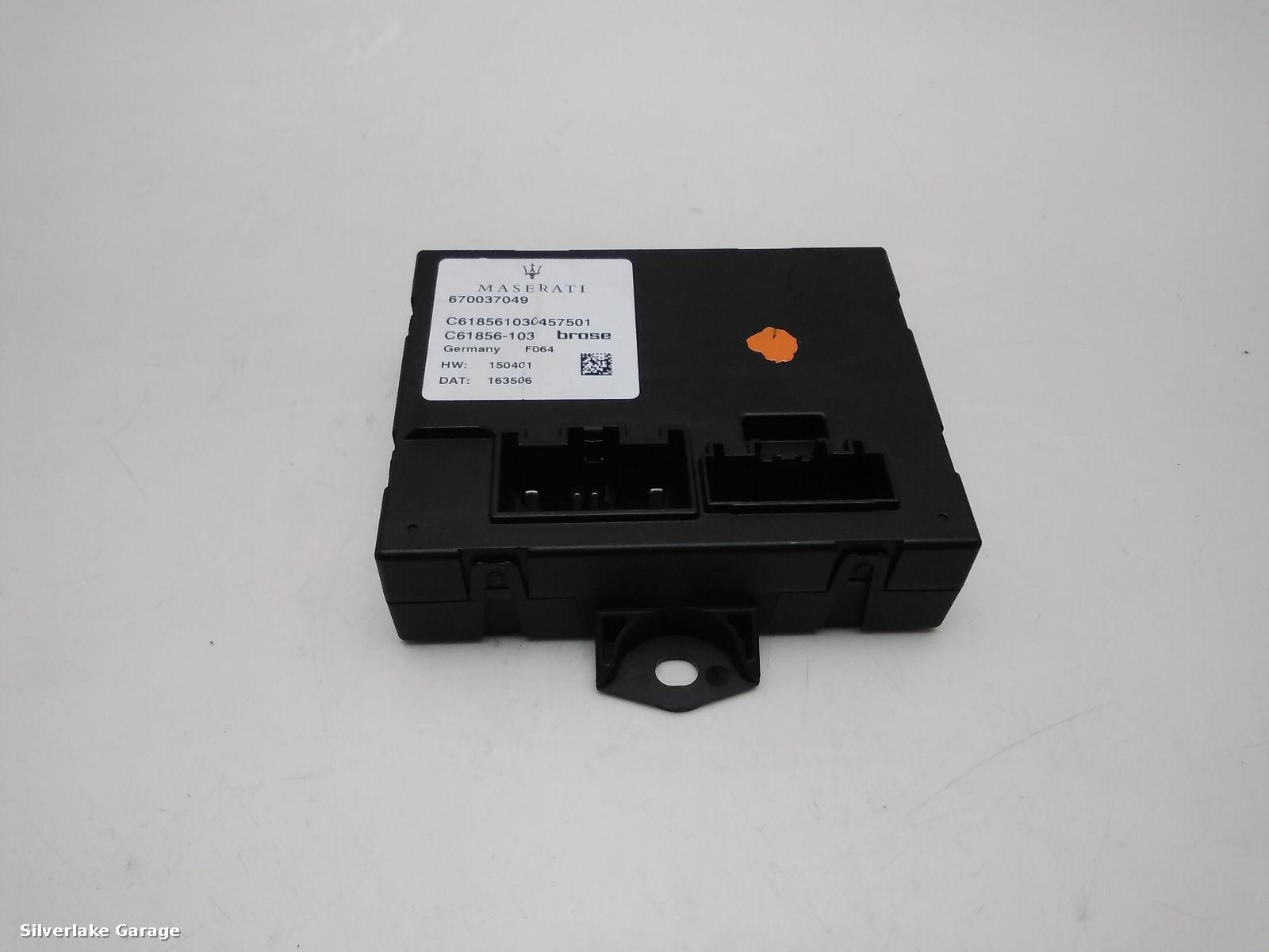 View Auto part ECU MASERATI GHIBLI 2018