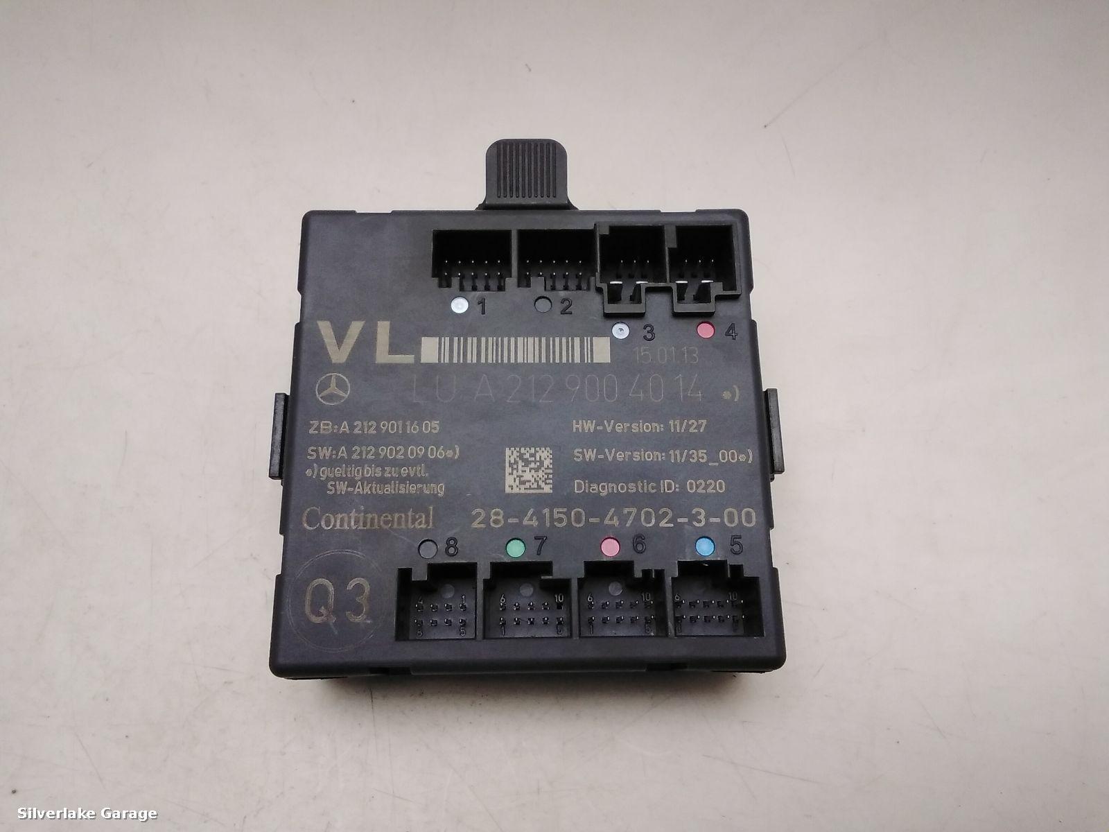 View Auto part ECU MERCEDES C CLASS 2013