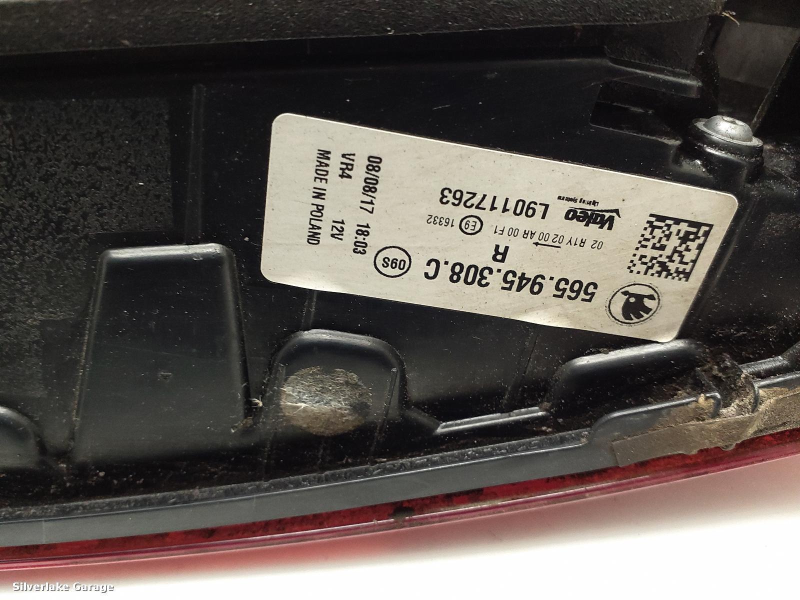 View Auto part L Taillight SKODA KODIAQ 2017