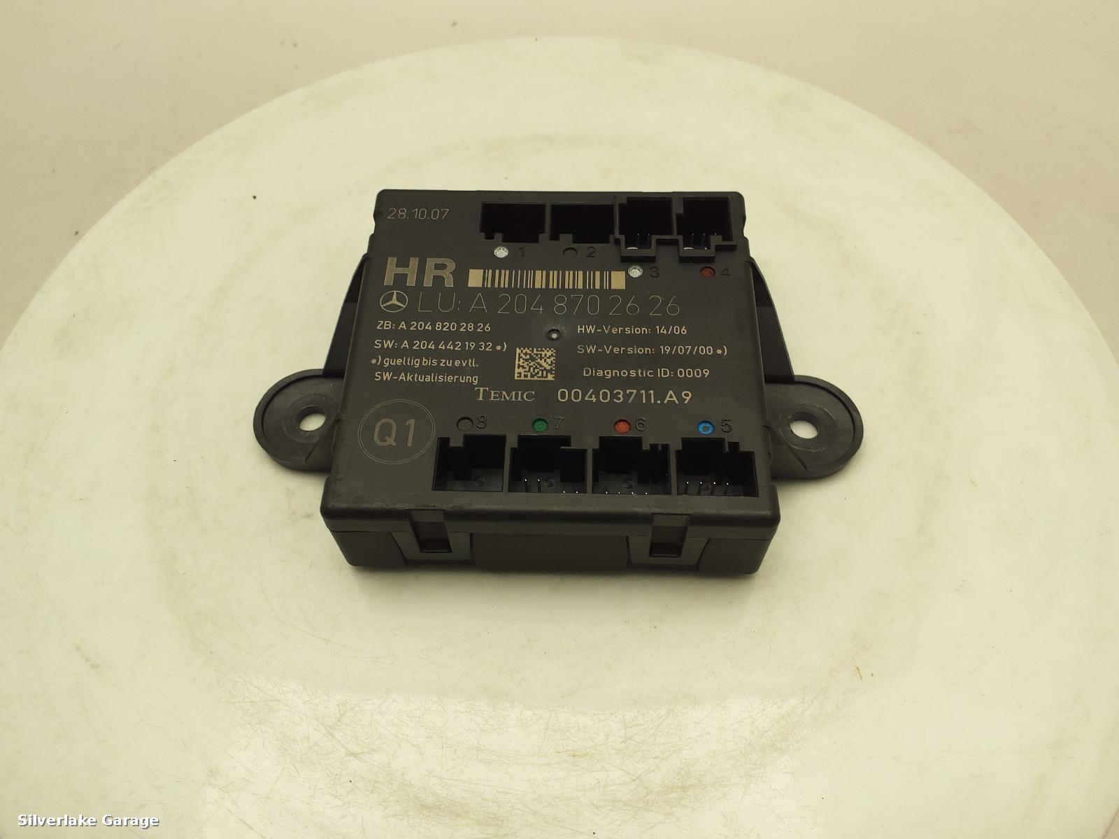 View Auto part ECU MERCEDES C CLASS 2007