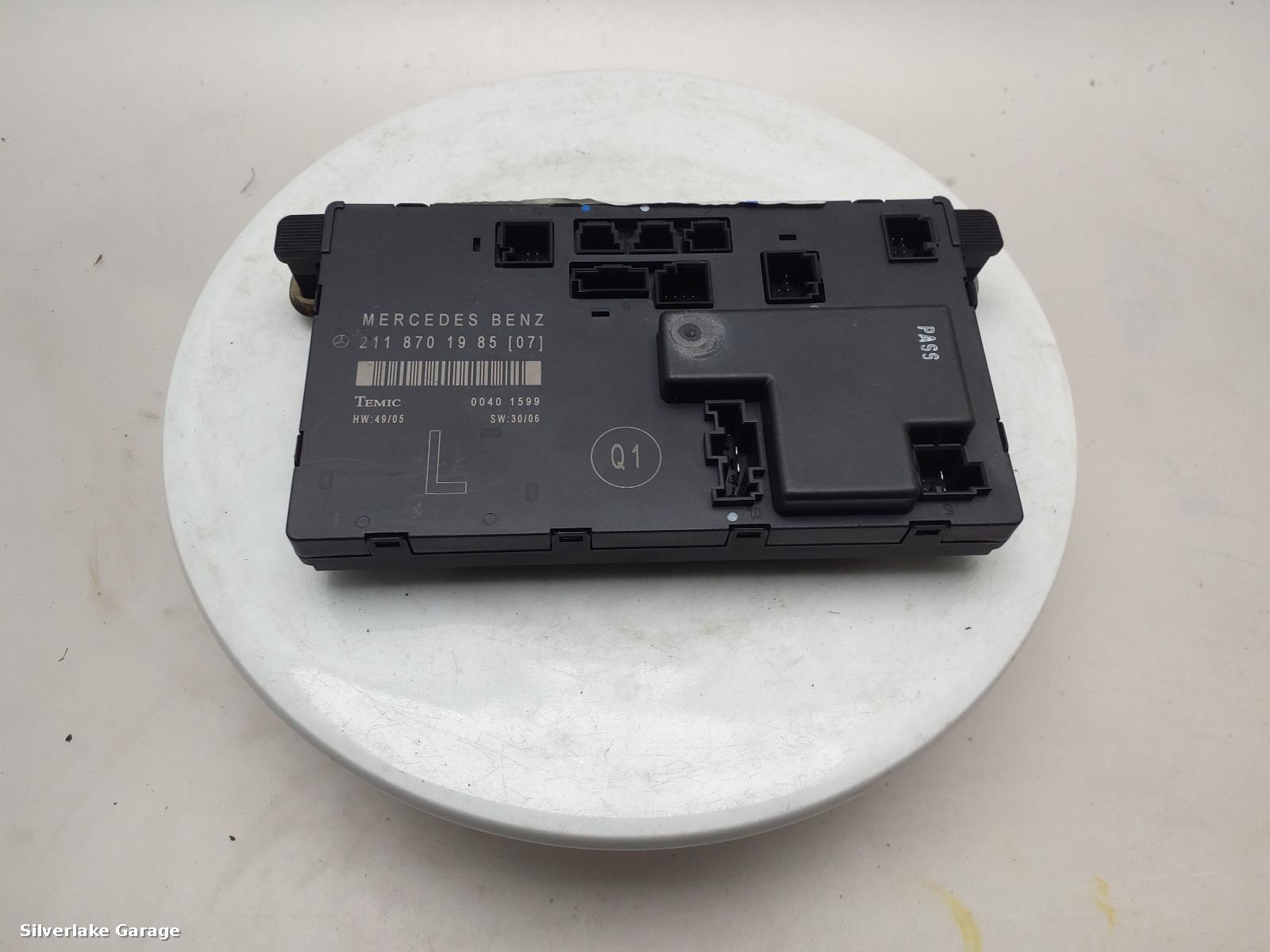 View Auto part ECU MERCEDES E CLASS 2007