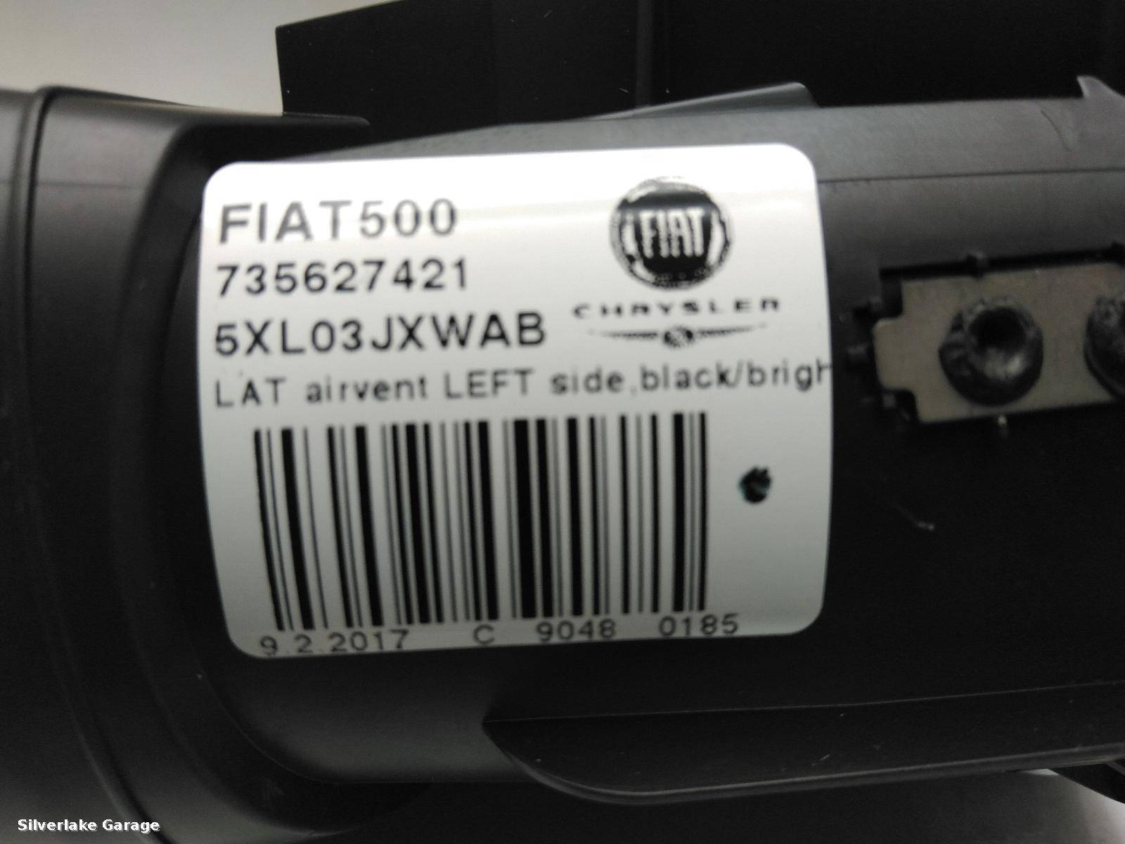 View Auto part Vents FIAT 500 2017