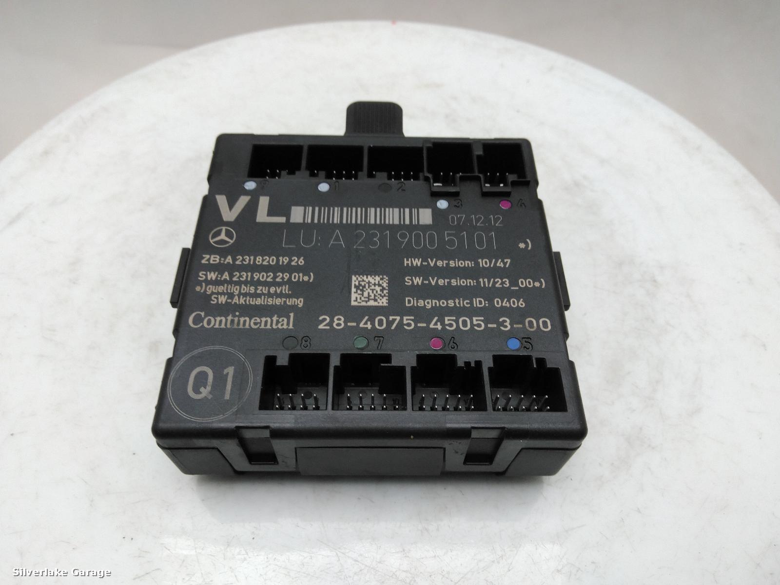 View Auto part ECU MERCEDES SL 2013
