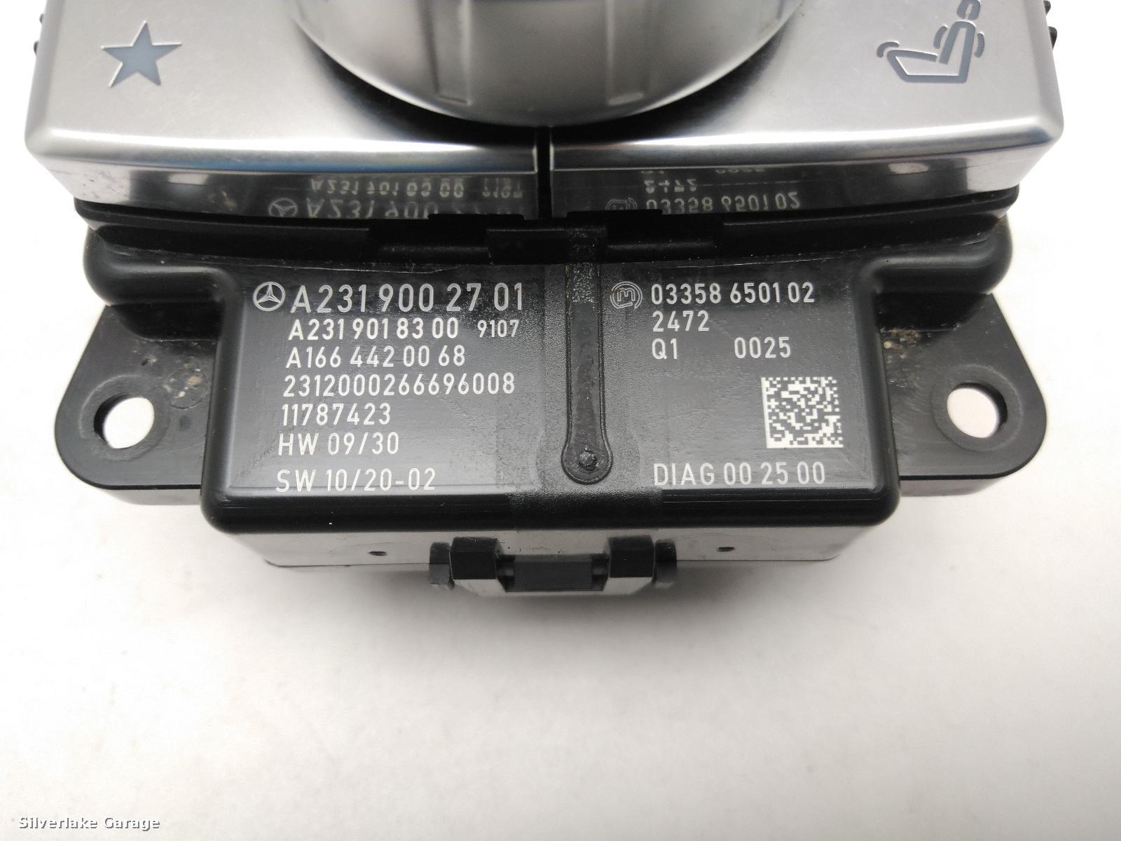 View Auto part Multifunction Computer Switch MERCEDES SL 2013