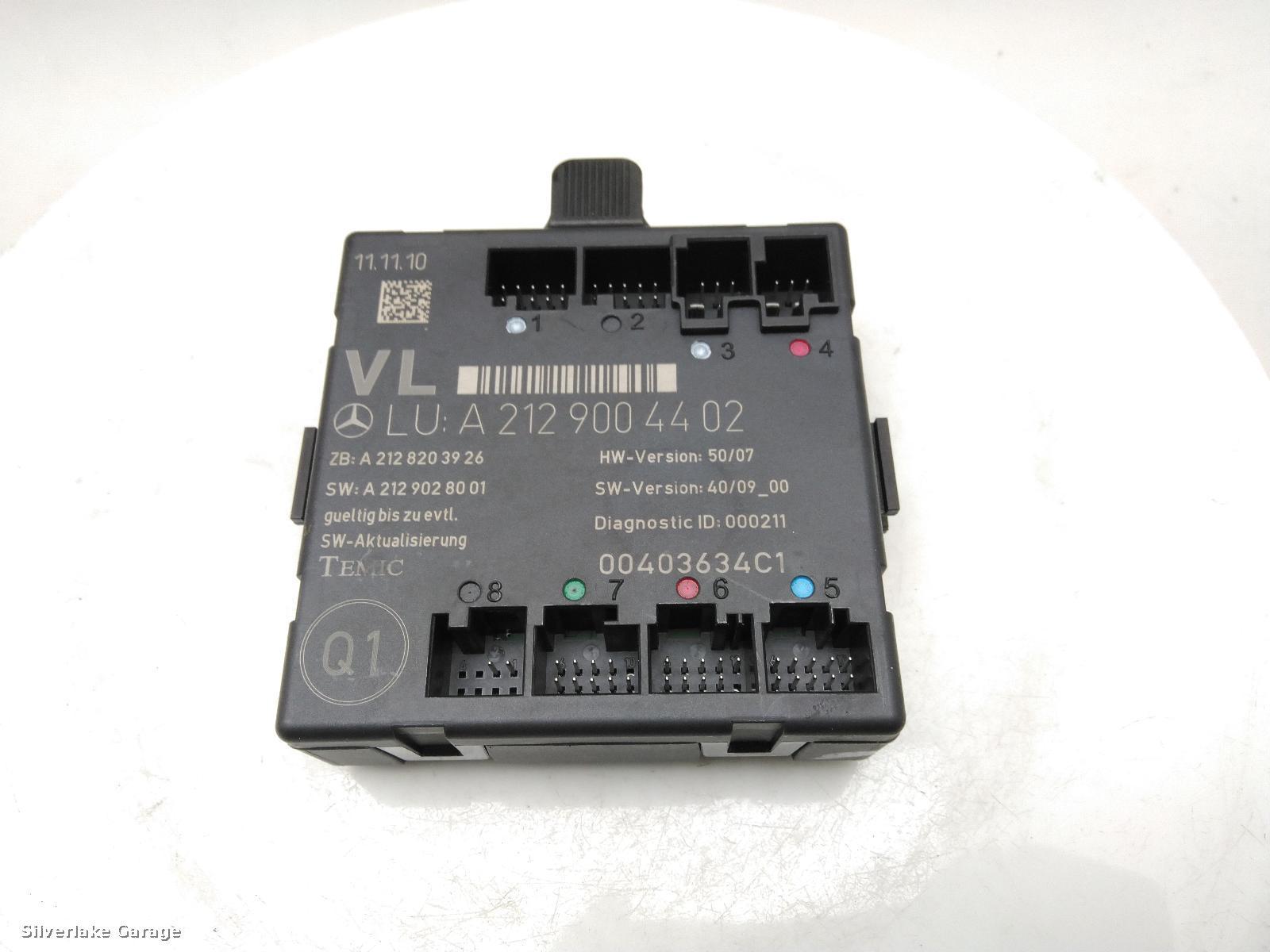 View Auto part ECU MERCEDES E CLASS 2011