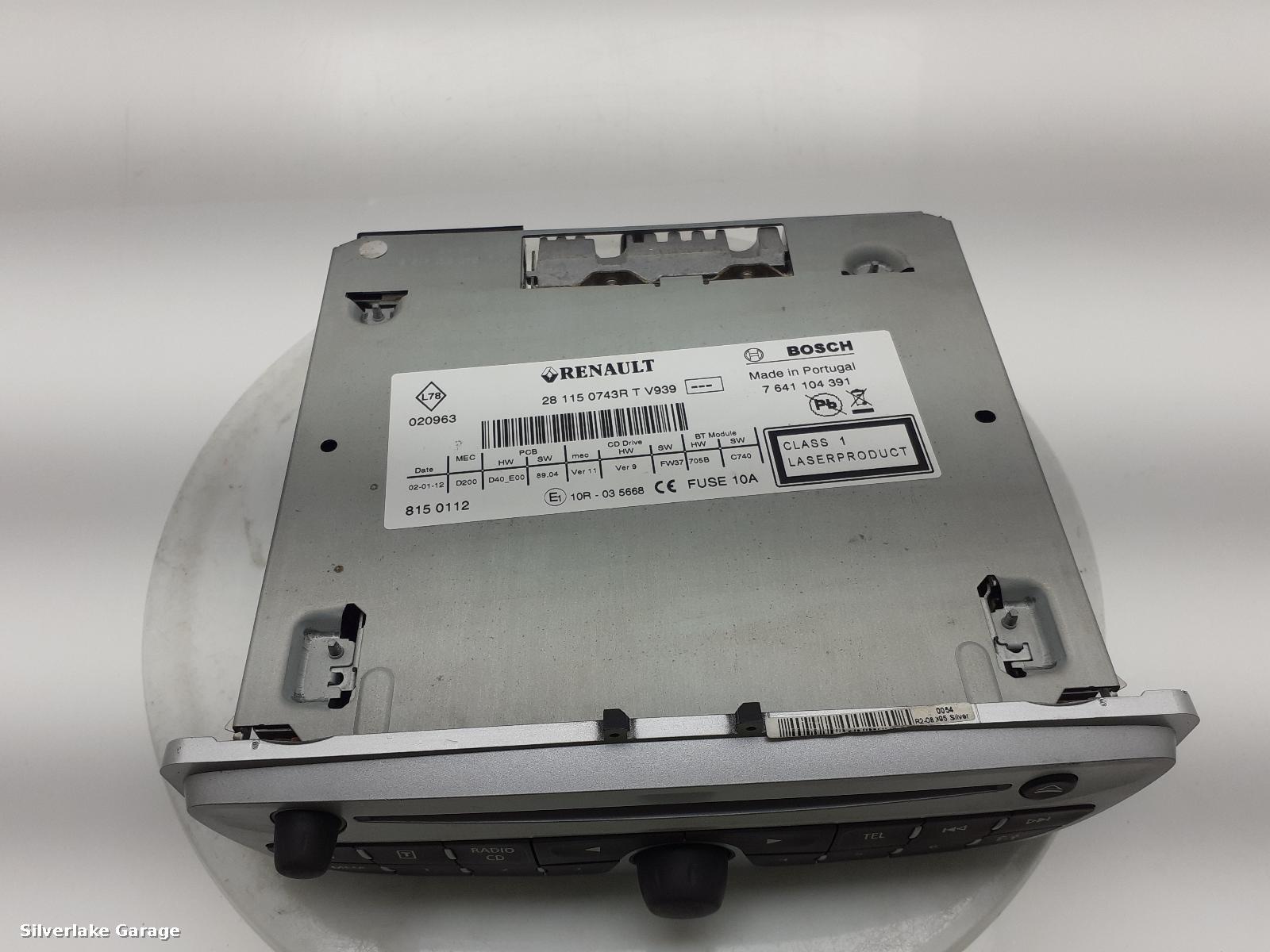 View Auto part SAT_NAV_UNIT RENAULT MEGANE 2012