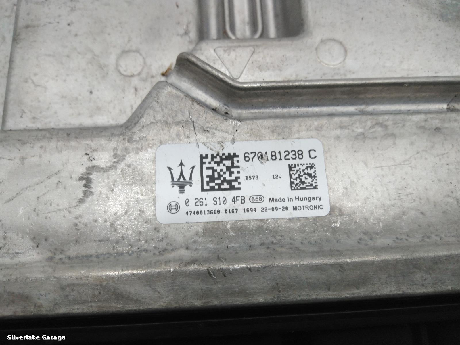 View Auto part ECU MASERATI GRECALE 2022