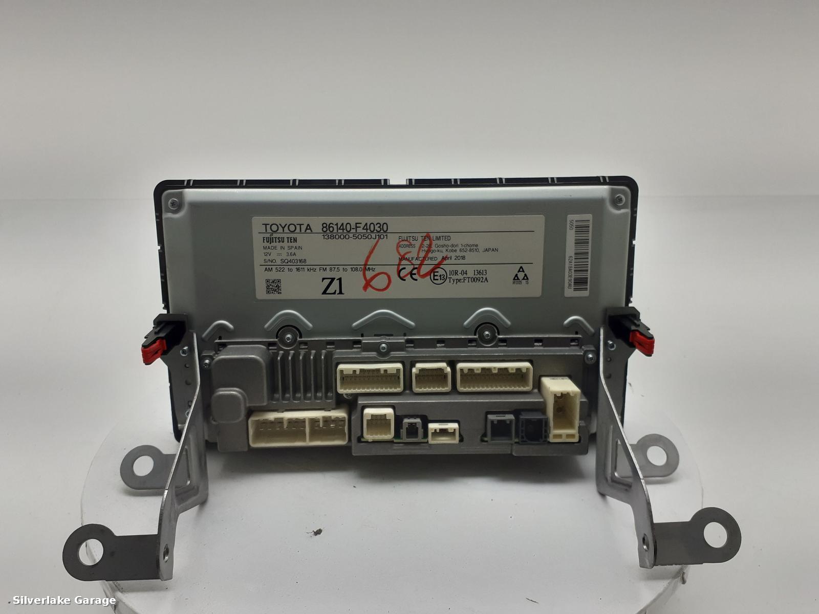 View Auto part Radio Display TOYOTA C-HR 2018