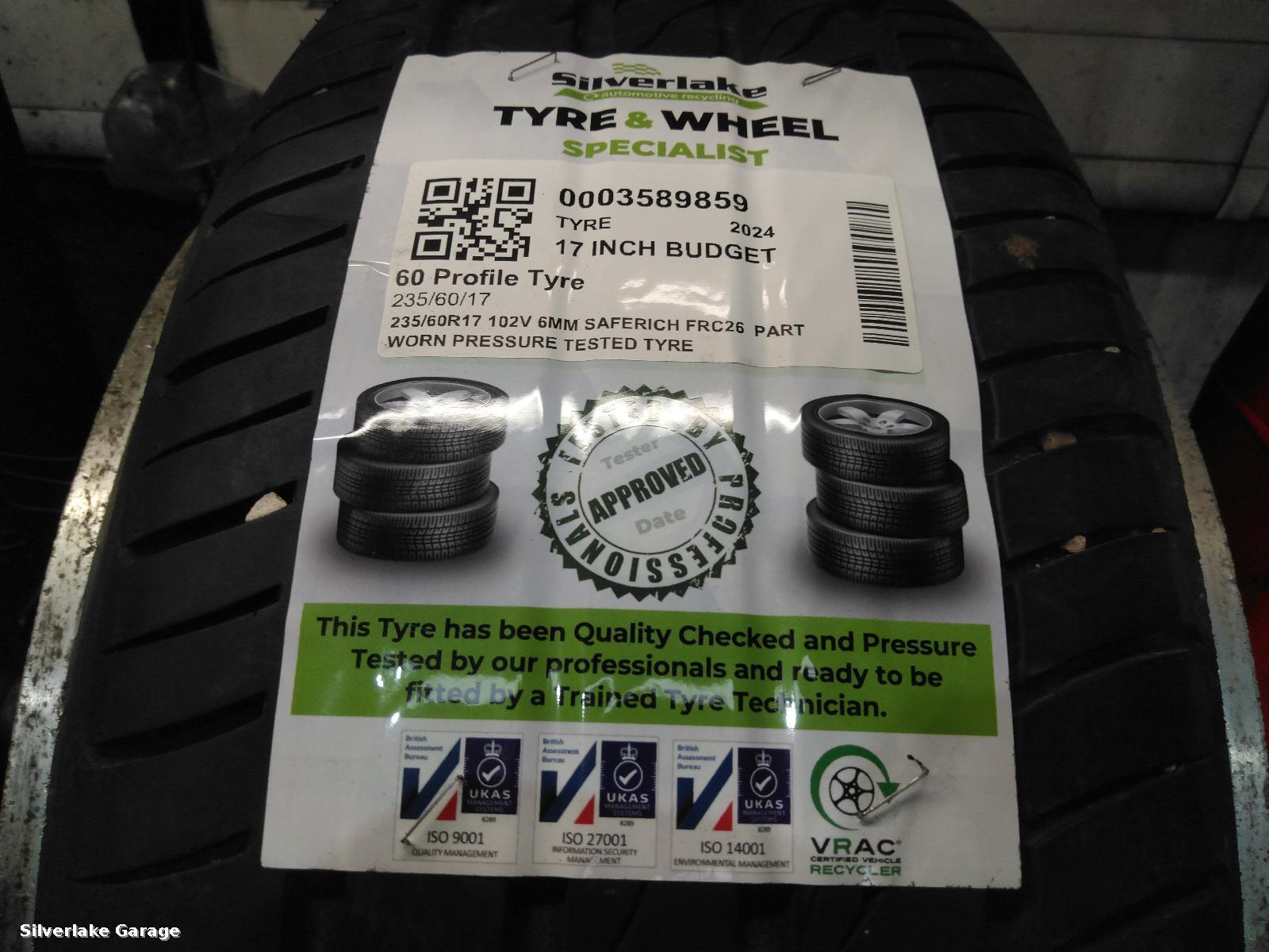View Auto part 60 Profile Tyre TYRE 17 INCH BUDGET TYRE 2024