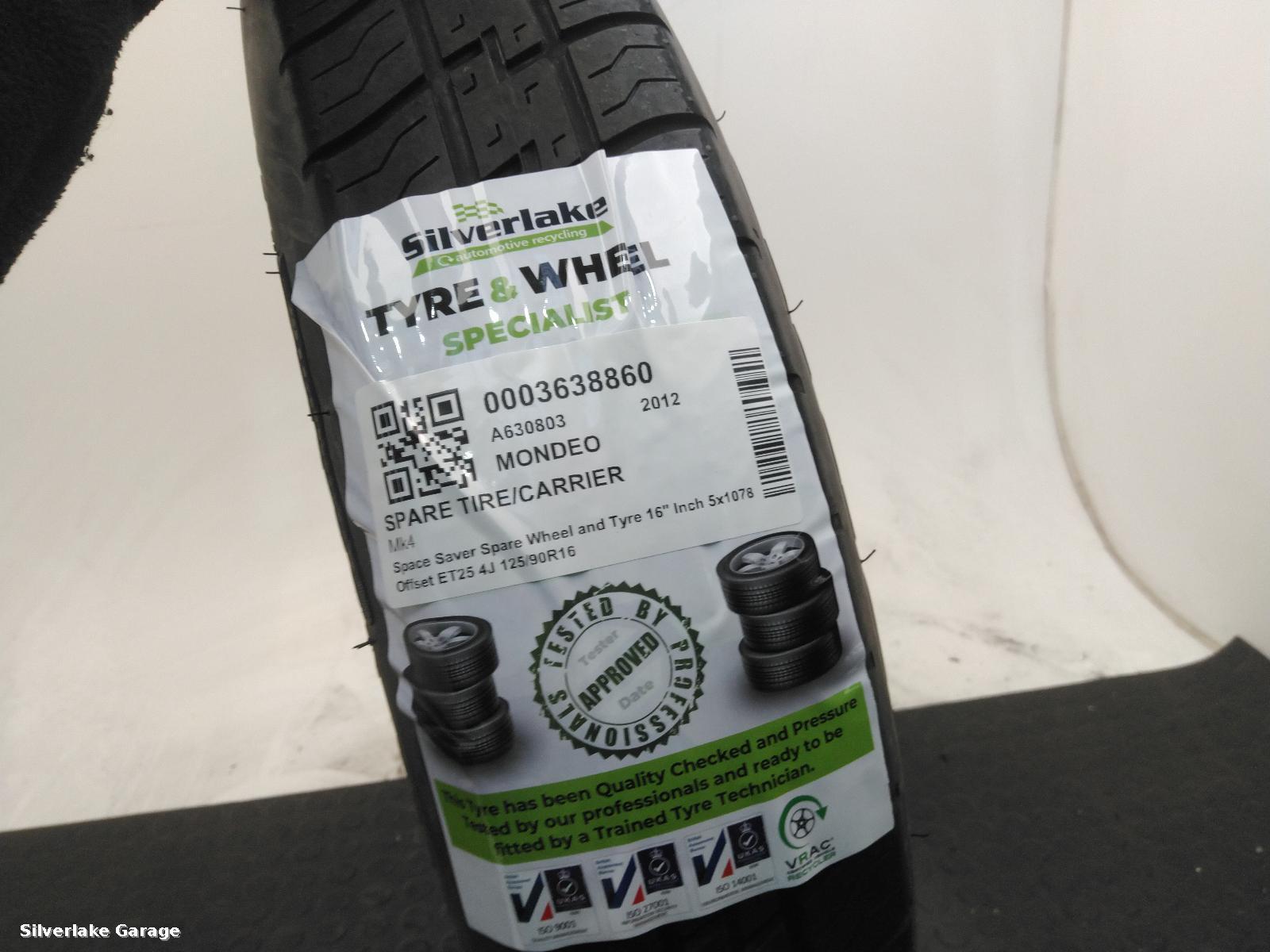 View Auto part Spare Tyre/Carrier FORD MONDEO 2012
