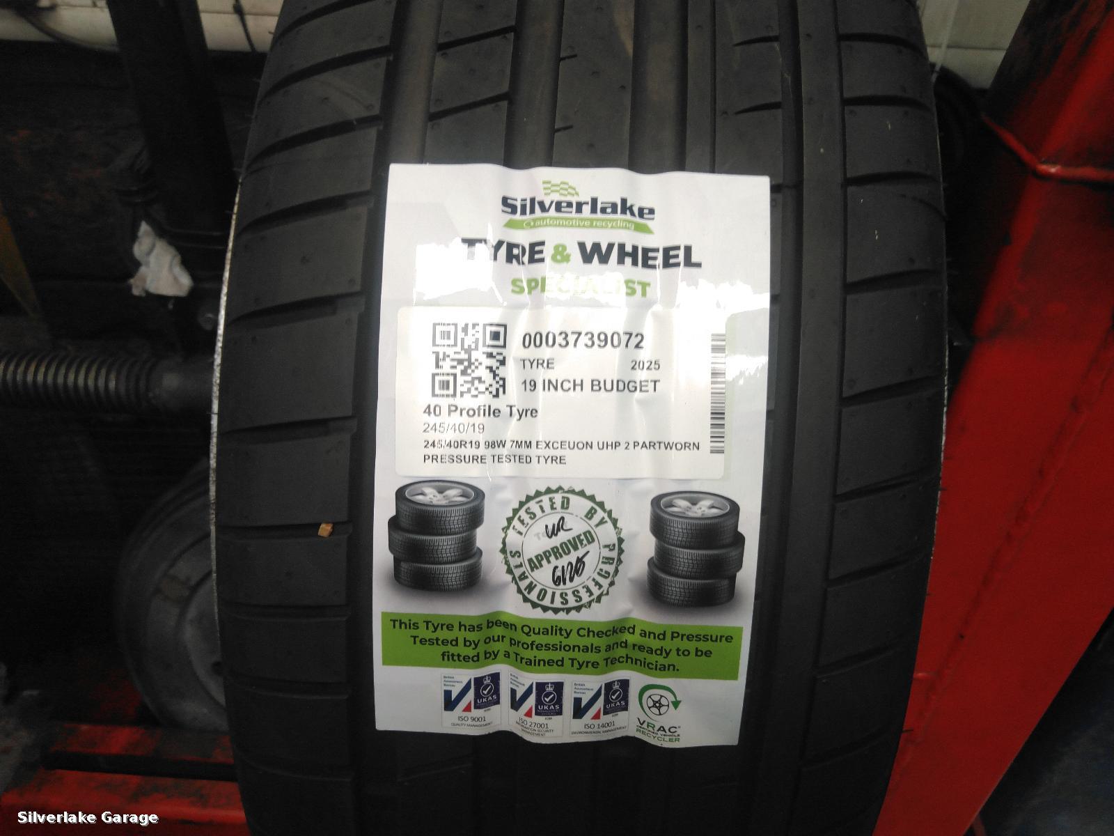 View Auto part 40 Profile Tyre TYRE 19 INCH BUDGET TYRE 2025