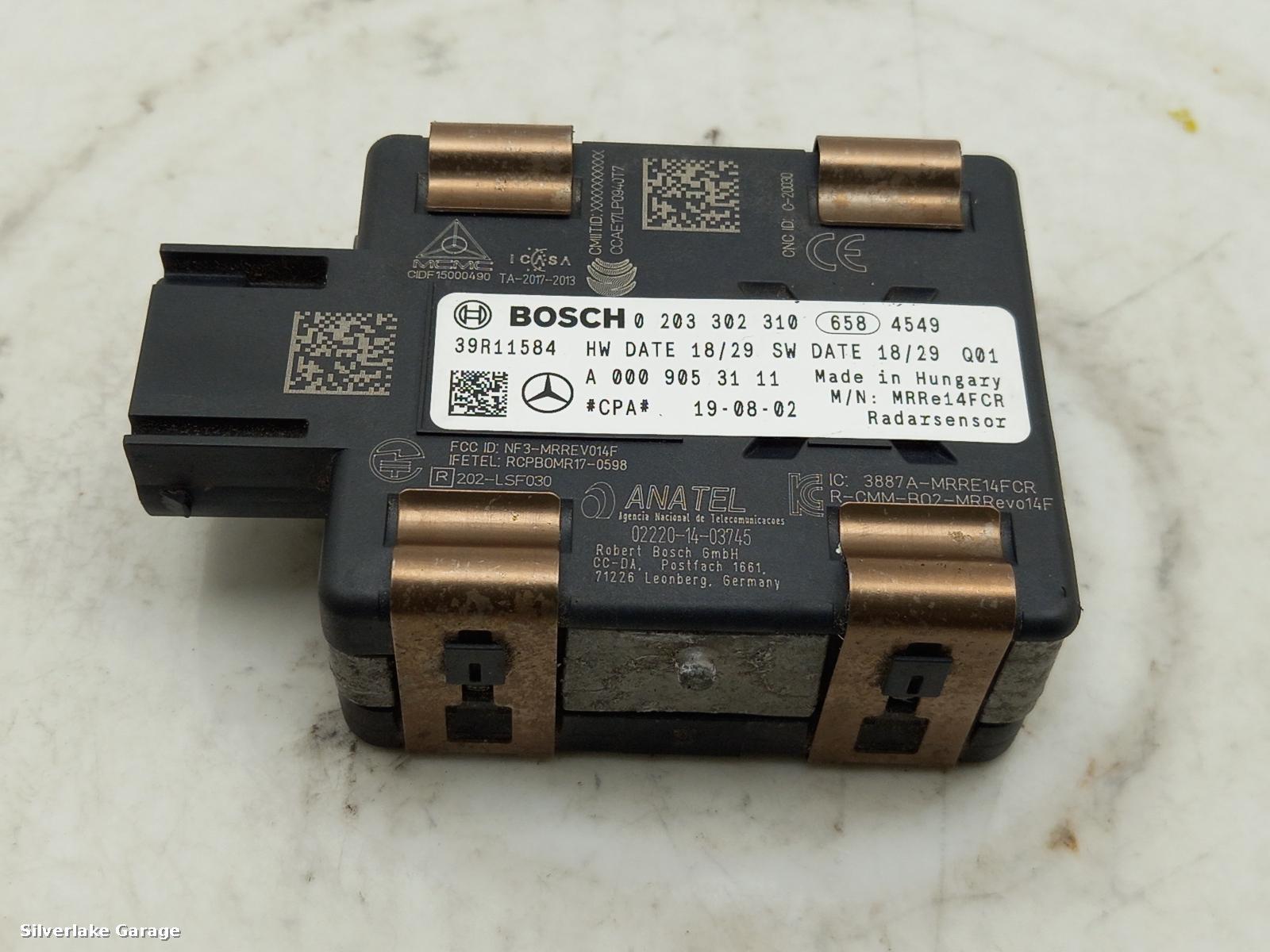 View Auto part RADAR_SENSOR MERCEDES GLC 2020